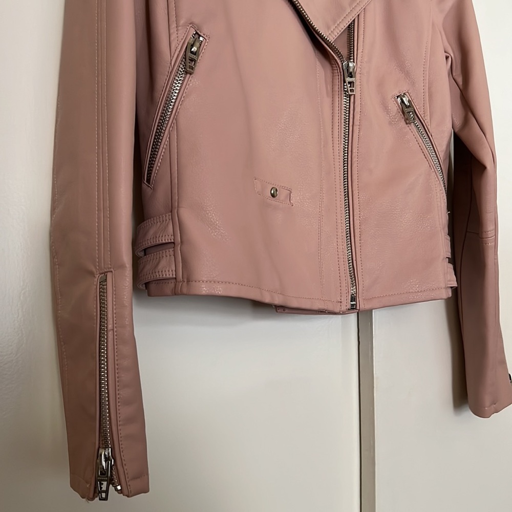 BLANK NYC, Light Pink Moto Jacket - Picture 5 of 8